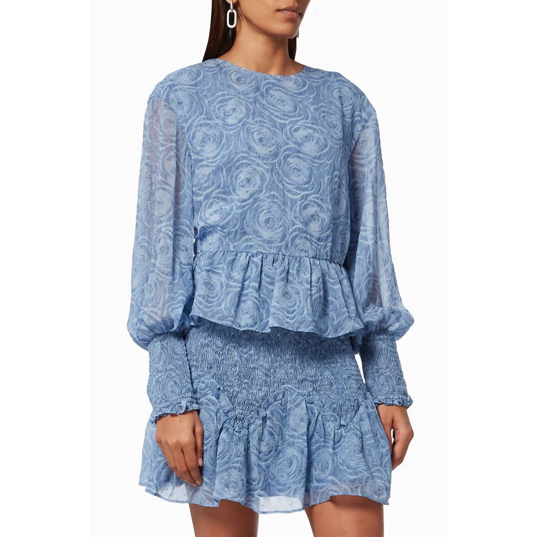 New Elliatt Heart Long-Sleeve Top In Blue